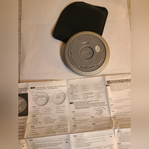 Free with purchase, world time alarm clock thermometer calendar - Picture 2 of 2